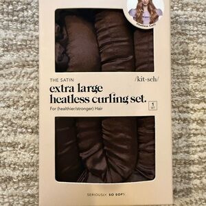 Kitsch Heatless Curling Set - Brown